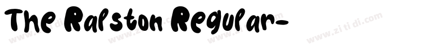 The Ralston Regular字体转换